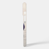 Lila Steinherz am Strand Personalisiert Case-Mate iPhone Hülle (Rückseite / Links)