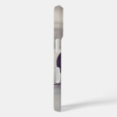 Lila Steinherz am Strand Personalisiert Case-Mate iPhone Hülle (Rückseite / Rechts)