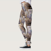lila Steinplatten Leggings (Links)