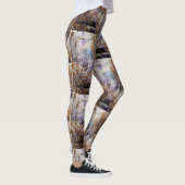 lila Steinplatten Leggings (Rechts)