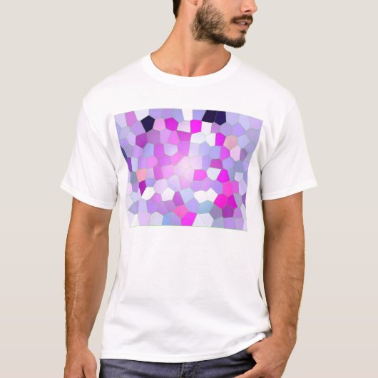 lila Steinwand T-Shirt (Vorderseite)
