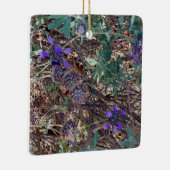 Lila Stelle Keramikornament (Rechts)