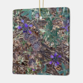 Lila Stelle Keramikornament (Links)