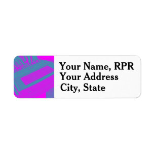 Lila Steno Machine Court Reporter Business Card