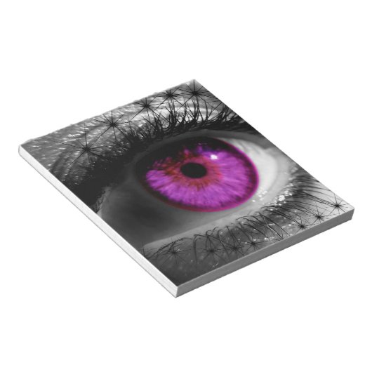 Lila Sternauge Notizblock (angewinkelt)