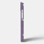 Lila Sterne Case-Mate iPhone Hülle (Rückseite / Links)