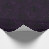 Lila Sterne Geschenkpapier (Ecke)