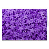 Lila Sterne Getreidefrühstück Muster (Vorderseite (Horizontal))