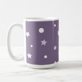 Lila Sterne Kaffeetasse (Links)