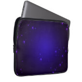 Lila Sterne Laptopschutzhülle (Vorne Rechts)