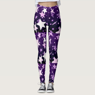 Lila Sterne Leggings
