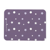 Lila Sterne Magnet (Horizontal)
