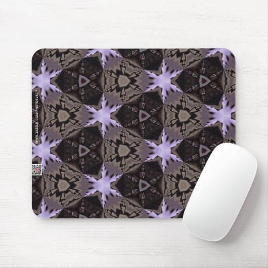 Lila Sterne Mousepad (Mit Mouse)