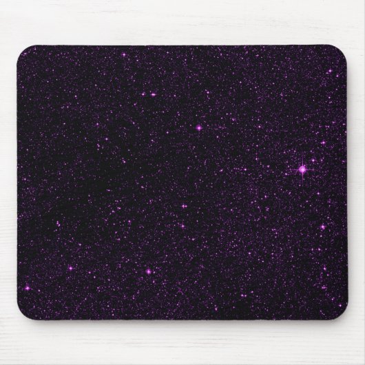 Lila Sterne Mousepad (Vorne)