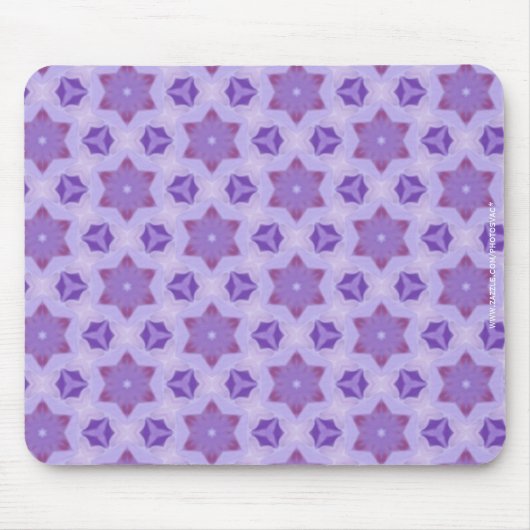 Lila Sterne Mousepad (Vorne)