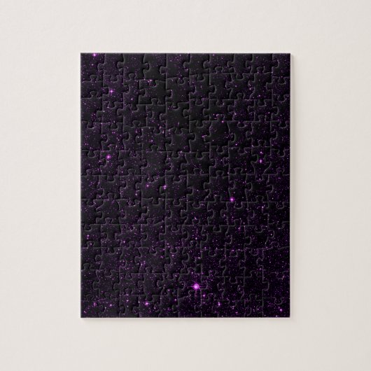 Lila Sterne Puzzle (Vertikal)