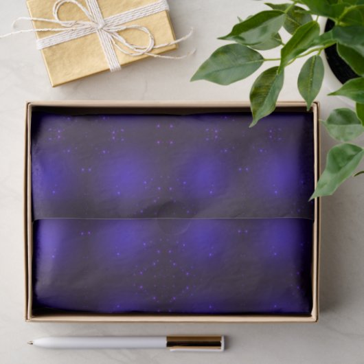 Lila Sterne Seidenpapier (Geschenk)