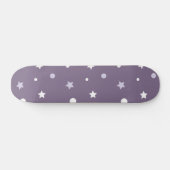 Lila Sterne Skateboard (Horizontal)