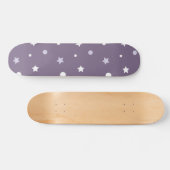 Lila Sterne Skateboard (Horizontal)