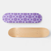 Lila Sterne Skateboard (Horizontal)