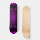 lila Sterne Skateboard (Vorderseite)