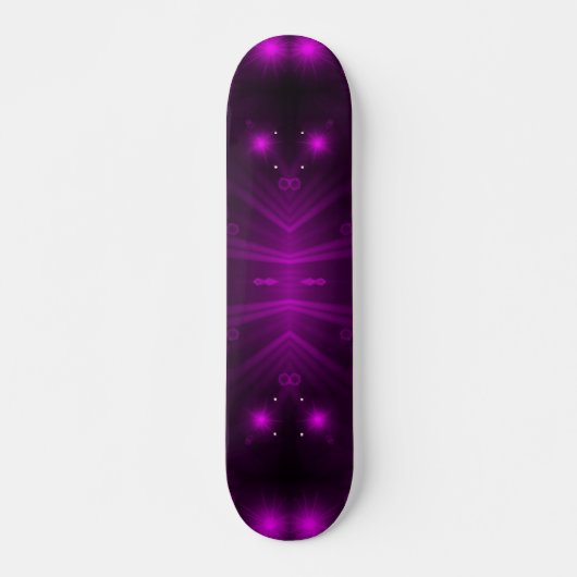 lila Sterne Skateboard (Vorne)
