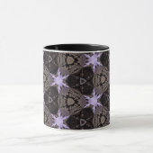 Lila Sterne Tasse (Zentrum)