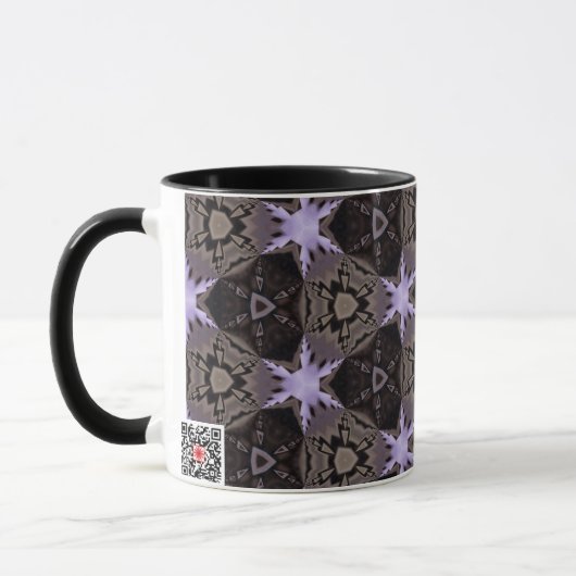 Lila Sterne Tasse (Links)