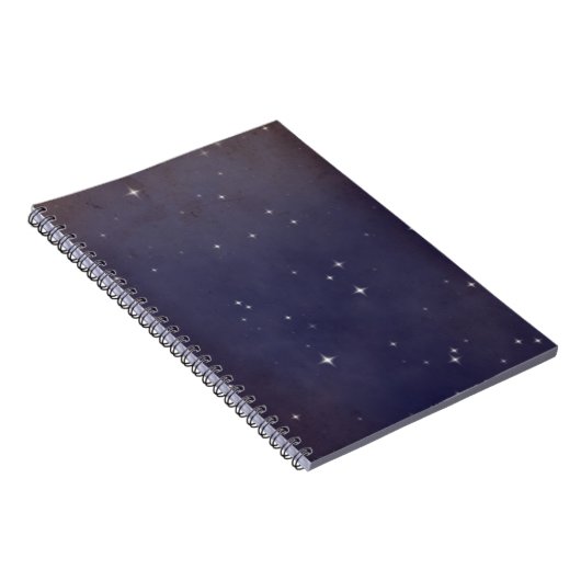 Lila Sternenfeld Notizblock (Rechte Seite)