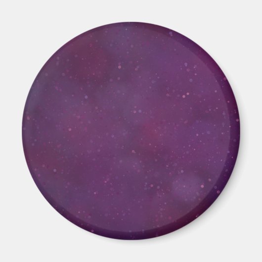 Lila Sternenhimmel Magnet (Vorne)