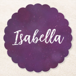 Lila Sternenhimmel Untersetzer
