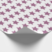 lila Sternenpapier Geschenkpapier (Ecke)