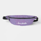 Lila Sternenzeit Himmelfahrt Bauchtasche (Vorderseite)