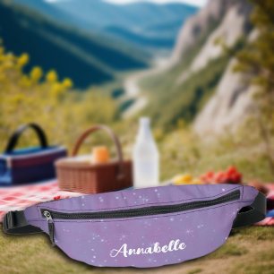 Lila Sternenzeit Himmelfahrt Bauchtasche