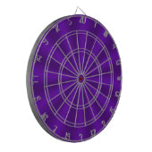 Lila Sternexplosion Dartboard Dartscheibe (Vorderseite Links)