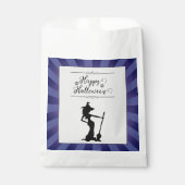 Lila Sternexplosion Hexe Halloween Geschenktütchen (Vorderseite)