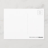 Lila Sternexplosion - Mandala - Liebe Postkarte (Rückseite)