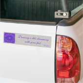 Lila SternMandala Autoaufkleber (Auf Lkw)