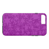 Lila Sternmuster Case-Mate iPhone Hülle (Rückseite (Horizontal))