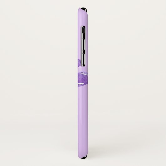 Lila Stiefmütterchen auf dem Handy-Fall von Lavend Case-Mate iPhone Hülle (Hinten/Links)