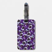 Lila_Stiefmütterchen_Bouquet,_ Gepäckanhänger (Rückseite vertikal)