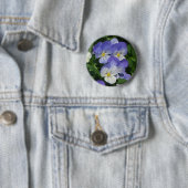 Lila Stiefmütterchen Garten Blumen Button (Beispiel)