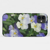 Lila Stiefmütterchen Garten Blumen Case-Mate iPhone Hülle (Rückseite (Horizontal))