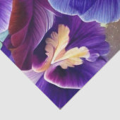 Lila Stiefmütterchen - KI ART Seidenpapier (Detail)