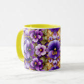 LILA ~ STIEFMÜTTERCHEN ~ Lila Shades ~ Tasse (Vorderseite Links)
