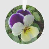 Lila Stiefmütterchen Ornament (Vorderseite)