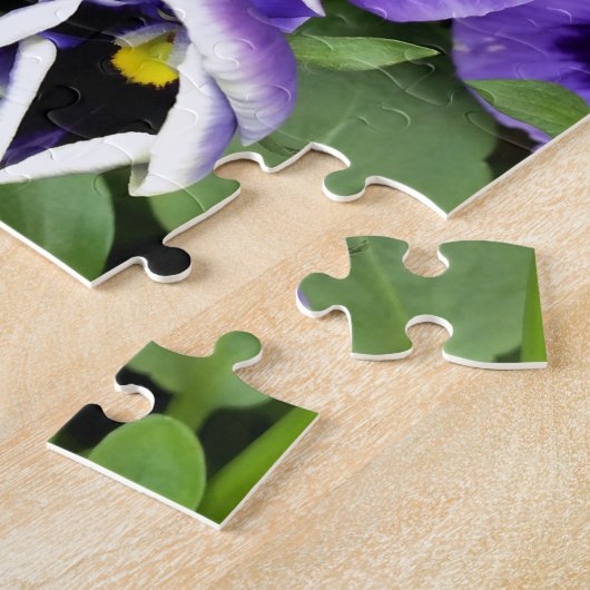 lila Stiefmütterchen Puzzle (Seite)