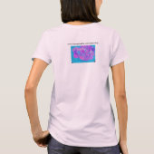 lila Stiefmütterchen T-Shirt (Rückseite)