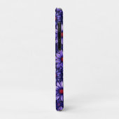 Lila stilisierte Blume Case-Mate iPhone Hülle (Hinten/Links)