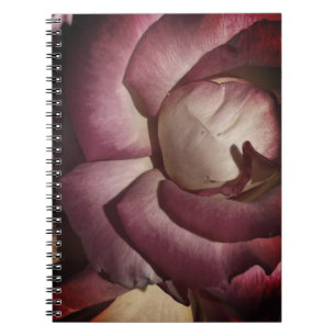 Lila-Stimmung-Blume-Notebook Notizblock
